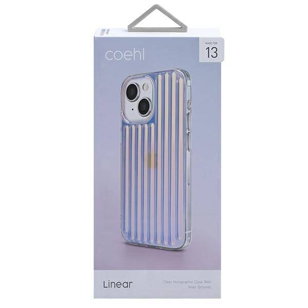 UNIQ etui Coehl Linear iPhone 13 / 14 / 15 6,1"opal/iridescent