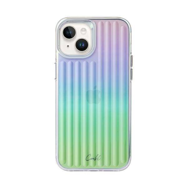 UNIQ etui Coehl Linear iPhone 14 Plus / 15 Plus 6.7" opalowy/iridescent