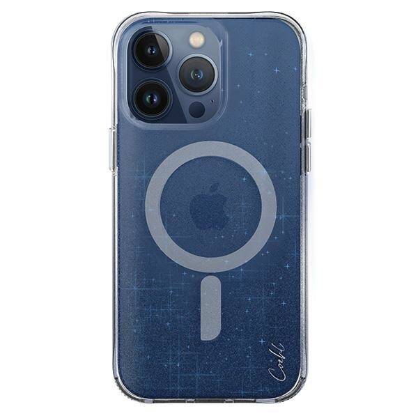 UNIQ etui Coehl Lumino iPhone 15 Pro Max 6.7" Magnetic Charging niebieski/prussian blue