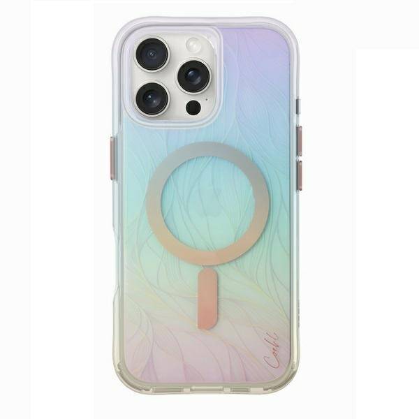 UNIQ etui Coehl Willow iPhone 16 Pro Max 6.9" Magnetic Charging opal/iridescent