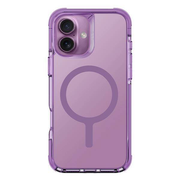 UNIQ etui Combat iPhone 16 Plus 6.7" Magclick Charging różowy/grape pink