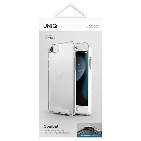 UNIQ etui Combat iPhone SE 2022 / SE 2020 /7/8 biały/blanc white