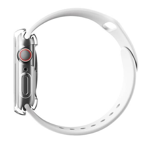 UNIQ etui Garde Apple Watch Series 7/8/ 9 45mm.  przezroczysty/clear