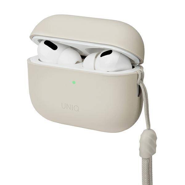 UNIQ etui Lino AirPods Pro 2 gen Silicone (2022/2023) beżowy/beige ivory