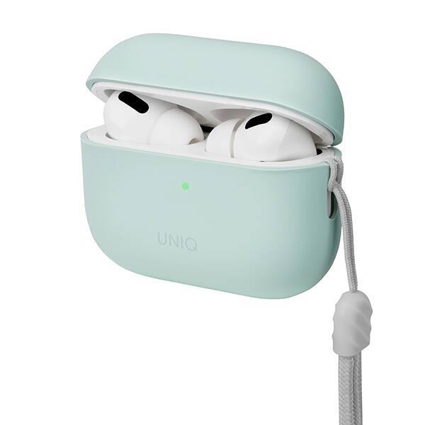 UNIQ etui Lino AirPods Pro 2 gen Silicone (2022/2023) miętowy/mint green