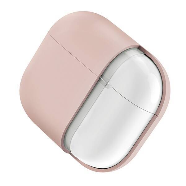 UNIQ etui Lino AirPods Pro 2 gen Silicone (2022/2023) różowy/blush pink