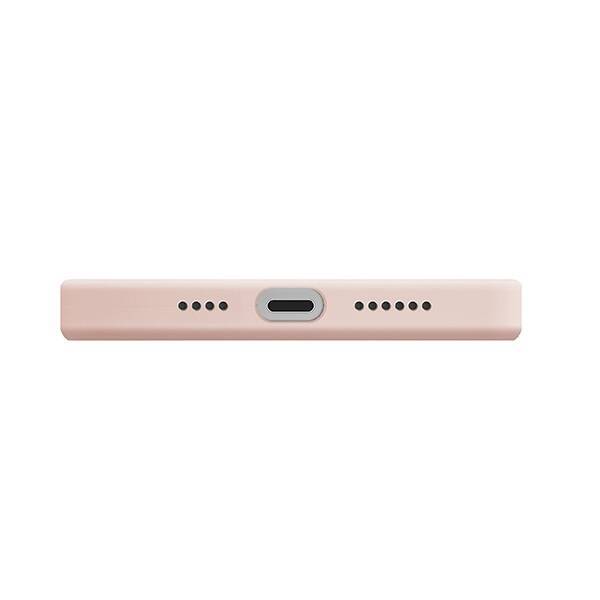 UNIQ etui Lino Hue iPhone 12 Pro Max 6,7" różowy/blush pink Antimicrobial