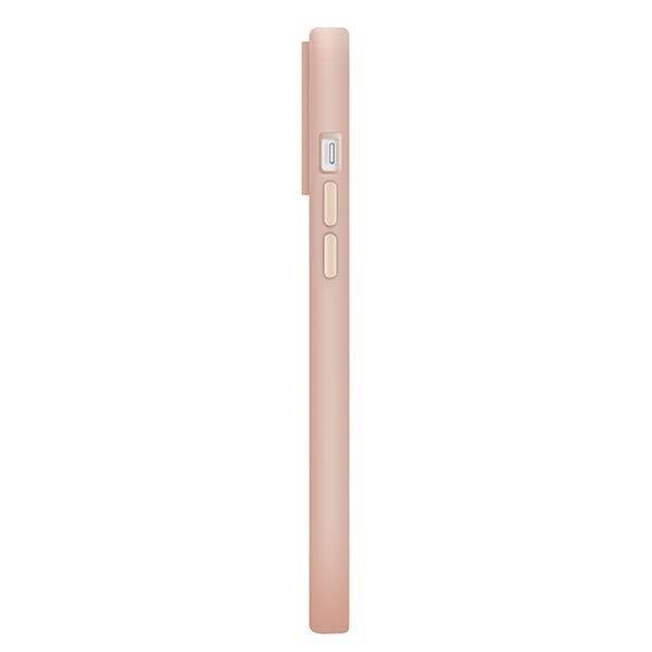 UNIQ etui Lino Hue iPhone 13 / 14 / 15 6,1" różowy/blush pink MagSafe