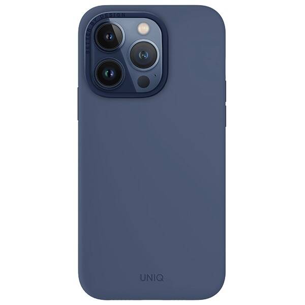 UNIQ etui Lino Hue iPhone 15 Pro 6.1" Magclick Charging granatowy/navy blue