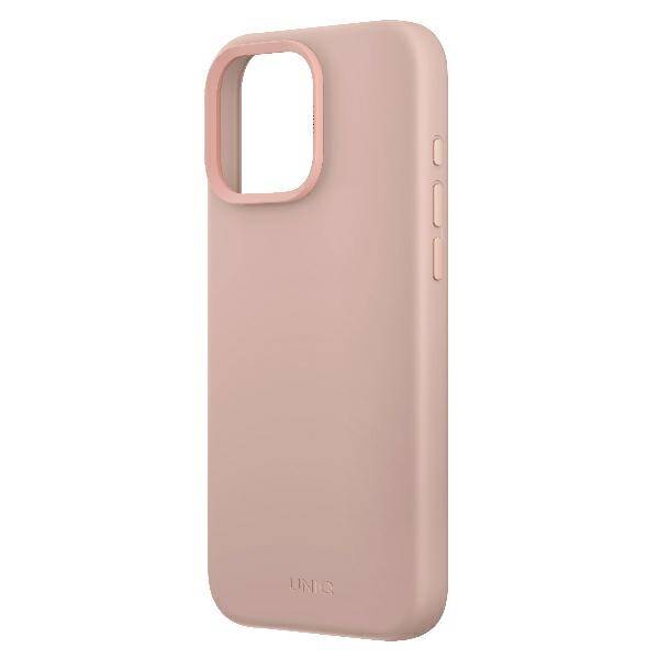 UNIQ etui Lino Hue iPhone 16 Pro 6.3" Magclick Charging różowy/blush pink