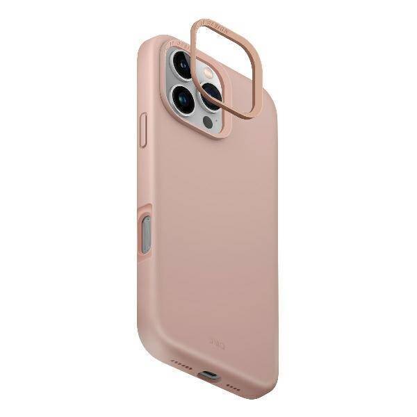 UNIQ etui Lino Hue iPhone 16 Pro 6.3" Magclick Charging różowy/blush pink