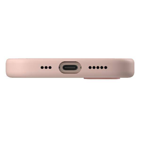 UNIQ etui Lino Hue iPhone 16 Pro 6.3" Magclick Charging różowy/blush pink