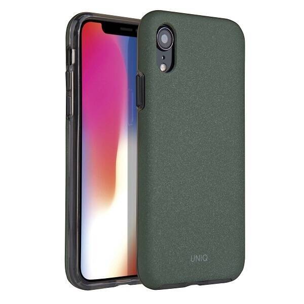 UNIQ etui Lithos iPhone Xr oliwkowy /olive