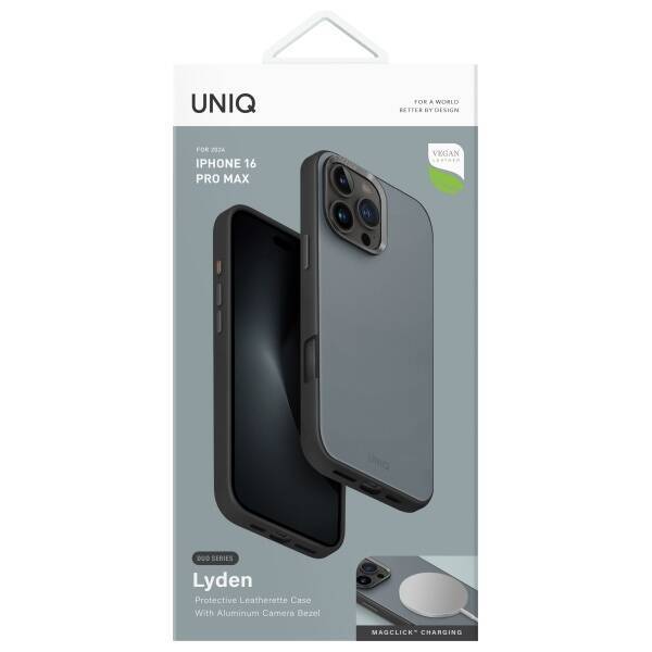 UNIQ etui Lyden DS iPhone 16 Pro Max      6.9" Magclick Charging niebiesko-czarny/washed blue-black