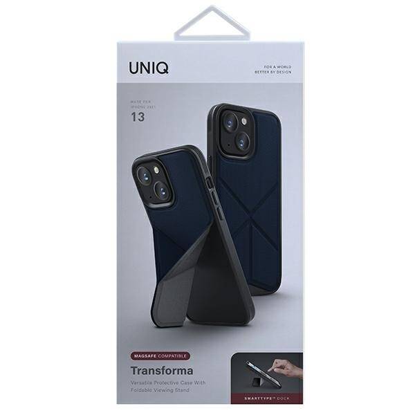 UNIQ etui Transforma iPhone 13 / 14 / 15 6,1" niebieski/electric blue MagSafe