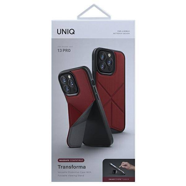 UNIQ etui Transforma iPhone 13 Pro / 13 6,1" czerwony/coral red MagSafe