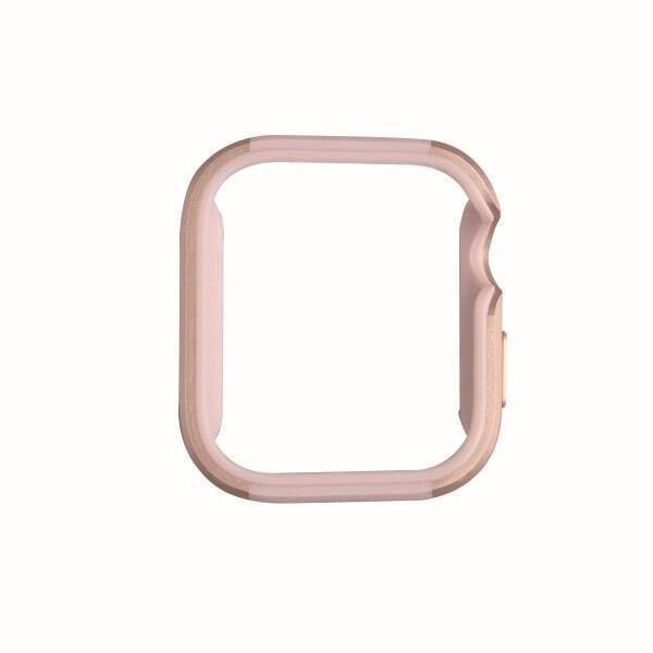 UNIQ etui Valencia Apple Watch Series 4/5/6/SE 40mm. różowo-złoty/blush gold pink