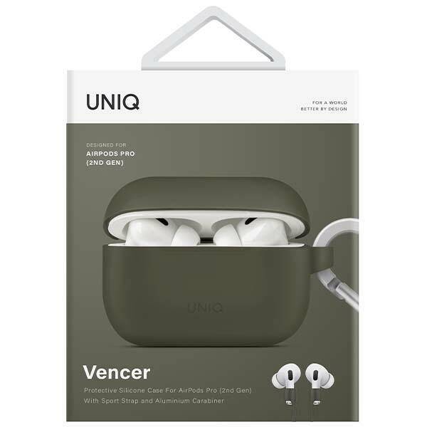 UNIQ etui Vencer AirPods Pro 2 gen. Silicone (2022/2023) zielony/moss green