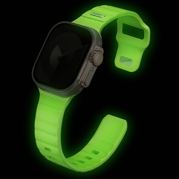 UNIQ pasek Stride SE Apple Watch          49/46/45/44mm FKM Rubber Strap lume