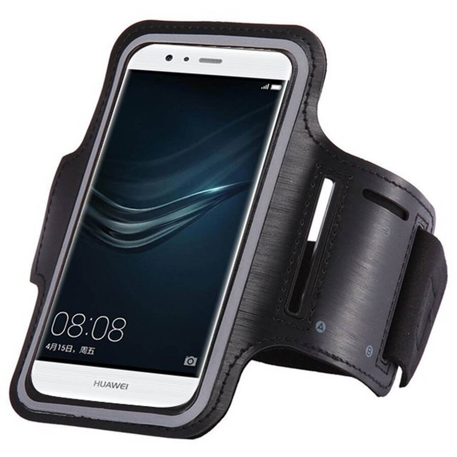 UNIVERSAL RUNNING ARMBAND FOR 6" SMARTPHONES BLACK