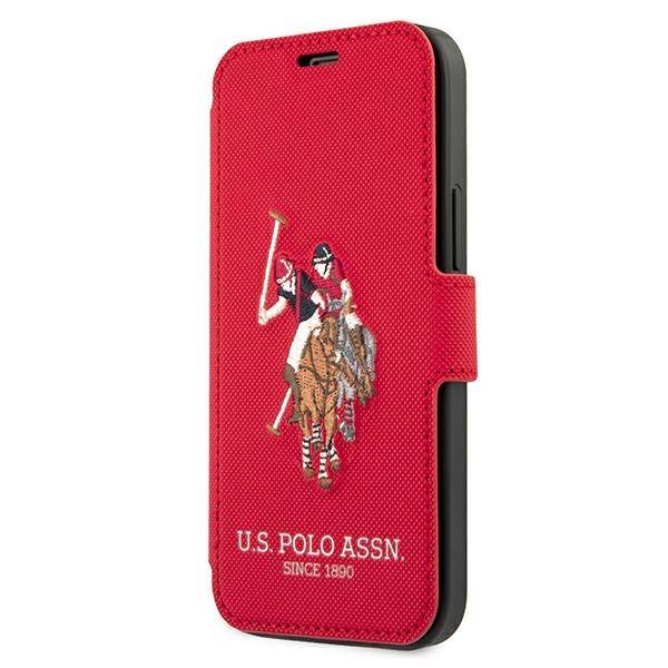 US POLO USFLBKP12SPUGFLRE IPHONE 12 MINI 5,4" CZERWONY/RED BOOK POLO EMBROIDERY COLLECTION