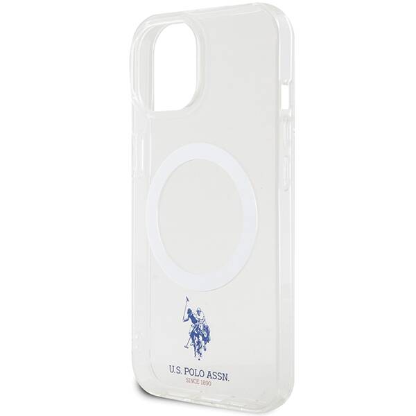 US Polo USHMP15SUCIT iPhone 15 / 14 / 13 6.1" transparent MagSafe Collection