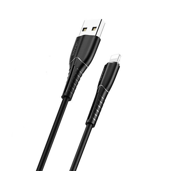USAMS CABLE U35 LIGHTNING 2A FAST CHARGE 1M BLACK