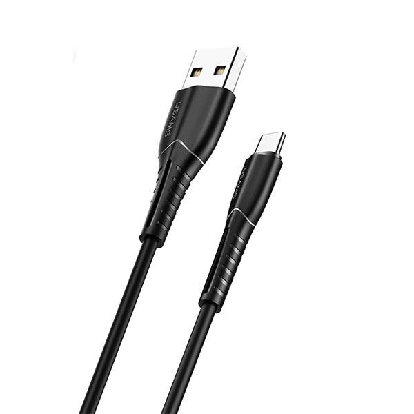 USAMS CABLE U35 MICROUSB 2A FAST CHARGE 1M BLACK