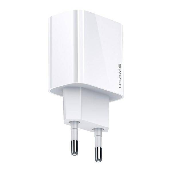 USAMS CC118 T34 USB 20W FAST CHARGER WHITE