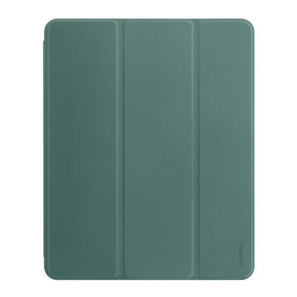 USAMS ETUI WINTO IPAD AIR 10.9" 2020 CIEMNY ZIELONY/DARK GREEN IP109YT04 (US-BH654) SMART COVER