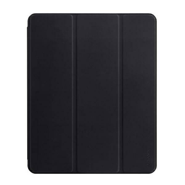 USAMS ETUI WINTO IPAD PRO 12.9" 2021 CZARNY /BLACK IPO12YT101 (US-BH750) SMART COVER