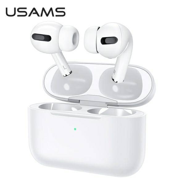 USAMS SŁUCHAWKI BLUETOOTH 5.0 TWS ANC YB SERIES BEZPRZEWODOWE BIAŁY /WHITE BHUYB01 (US-YB001)