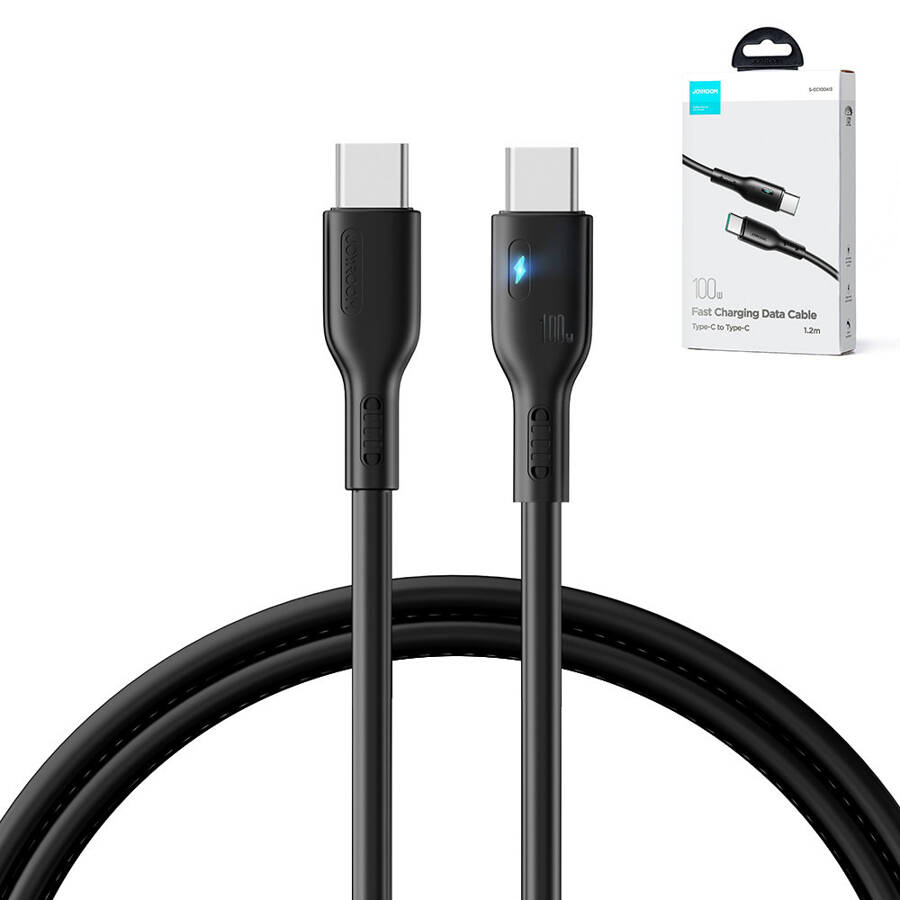 USB C - USB C CABLE 100W 2M JOYROOM S-CC100A13 - BLACK