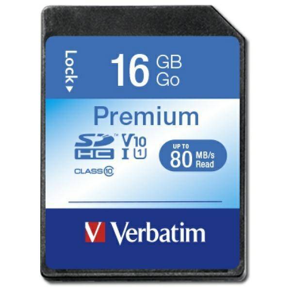 Verbatim Karta Premium U1 SDHC 16GB V10   czarny/black 43962