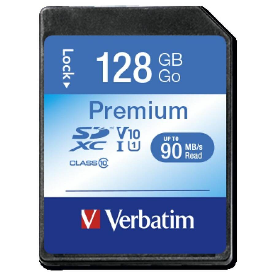 Verbatim Karta Premium U1 SDXC 128GB V10  czarny/black 44025