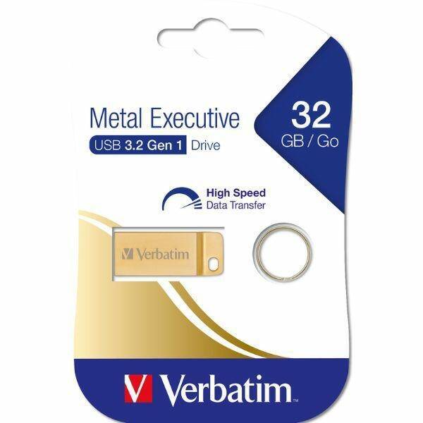 Verbatim Pendrive 32GB USB-A 3.2 Metal Executive złoty/gold 99105