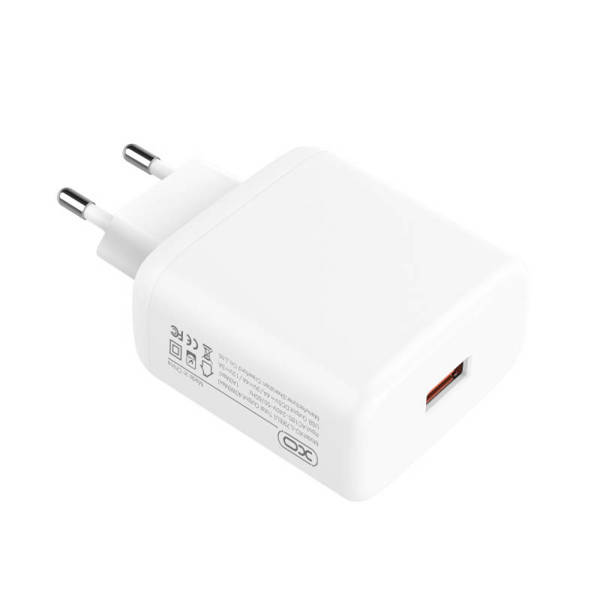 WALL CHARGER XO DESIGN L79, 40W, 1X USB WHITE (EU BLISTER)