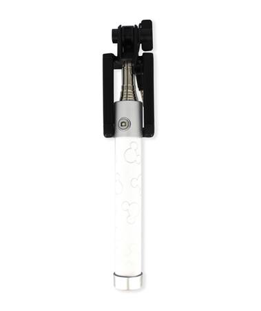 WIRELESS SELFIE STICK DISNEY MICKEY BIG HEAD WHITE