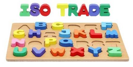 WOODEN ALPHABET PUZZLE BLOCKS PUZZLE LETTERS