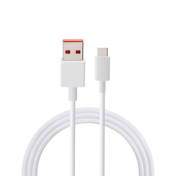 XIAOMI ORIGINAL CABLE 120W  USB TYPE-C 6A 1M BULK WHITE BULK