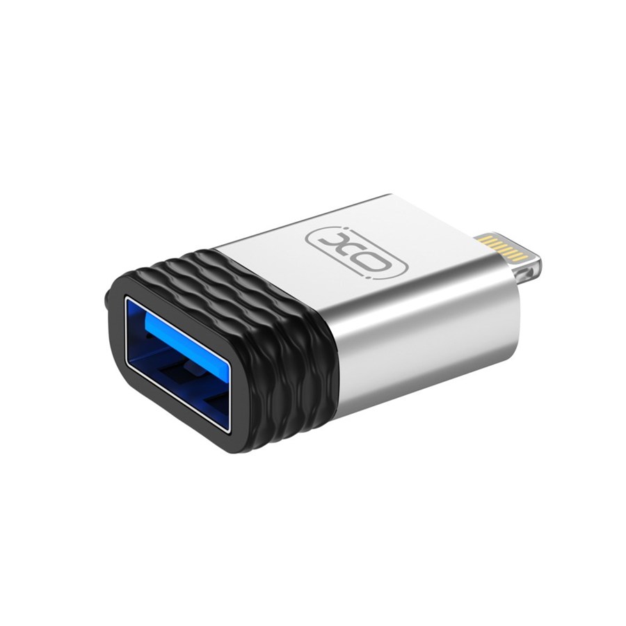 XO Adapter NB186 USB - Lightning Silver OTG