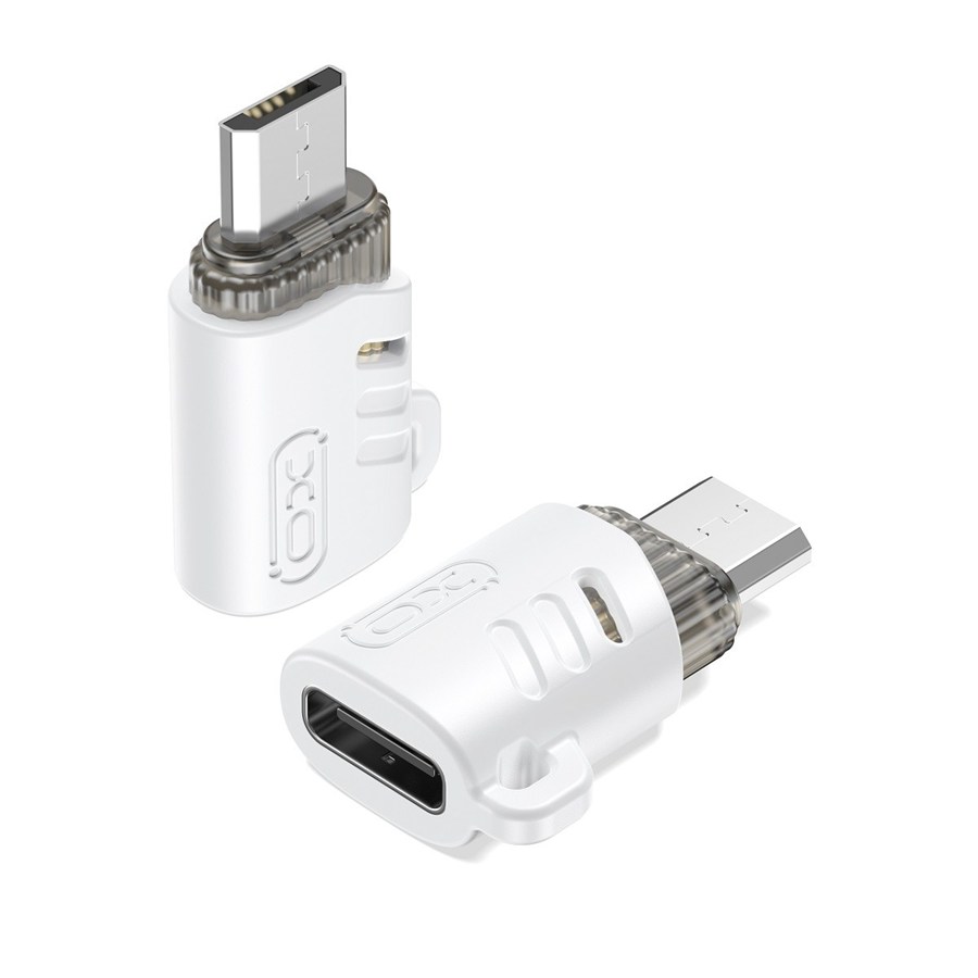 XO Adapter NB256H USB -C - white microUSB