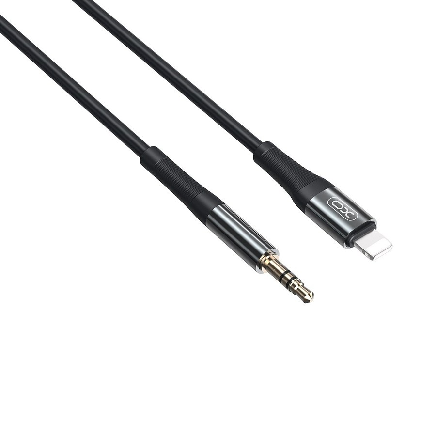 XO Audio Cable NB -R193A JACK 3.5mm - Lightning 1.0 m black