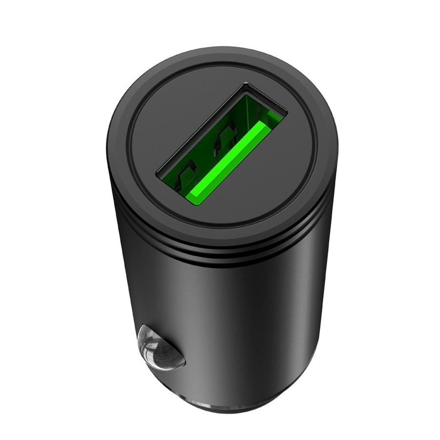 XO CC39 QC 18W 1x USB car charger black