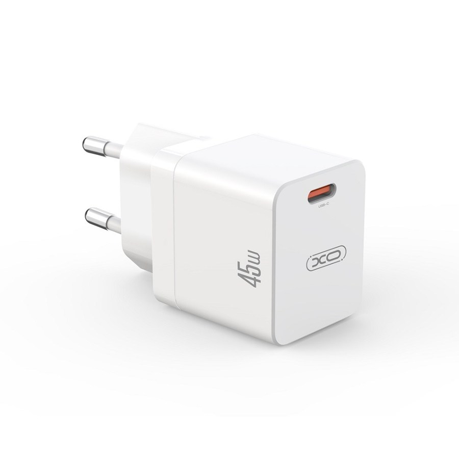 XO CE09 PD 45W 1x USB-C network charger + USB-C cable-Lightning