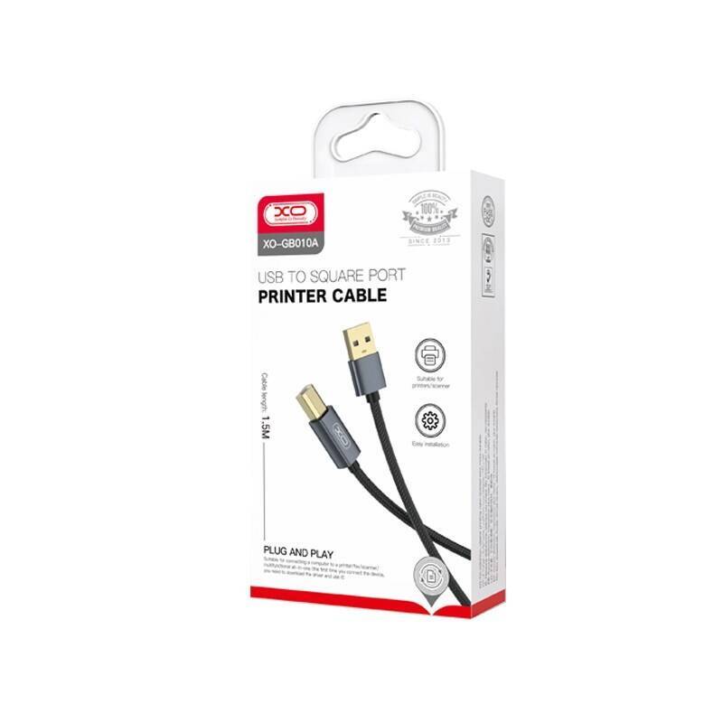 XO GB010A USB cable - USB -B 1.5 m black