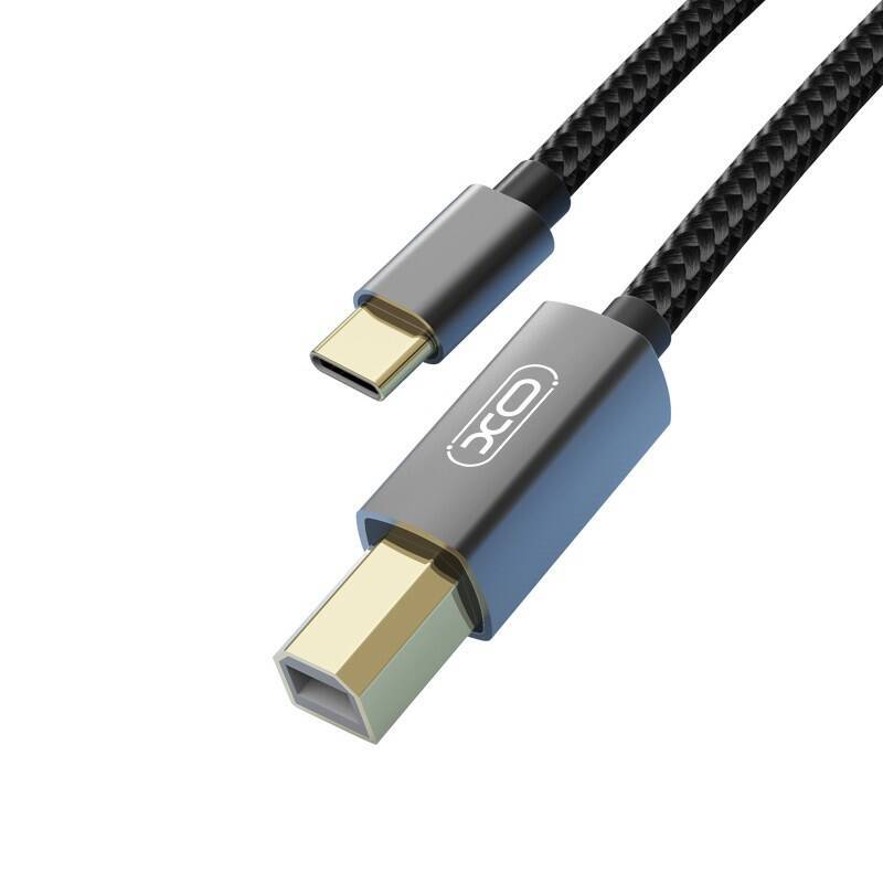 XO GB010B USB-C Cable-USB-B 1.5 m black