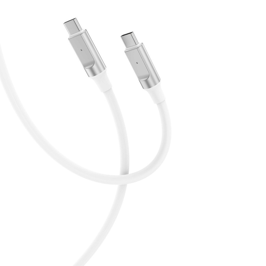 XO NB-Q252B USB-C-USB-C 1.0 M 60W white cable