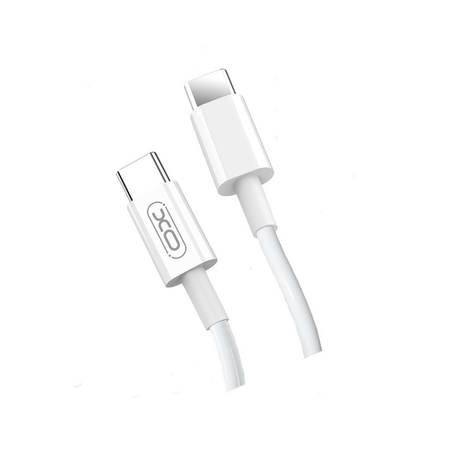 XO NB124 PD USB-C Cable-USB-C 1.0 m white 40W