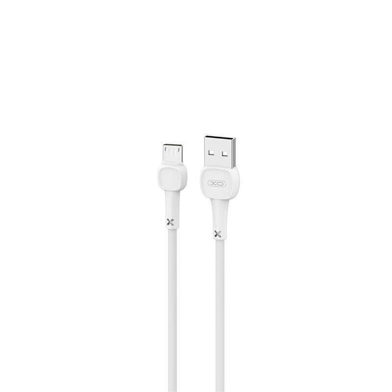 XO NB132 USB cable - microUSB 1.0 m 2a white